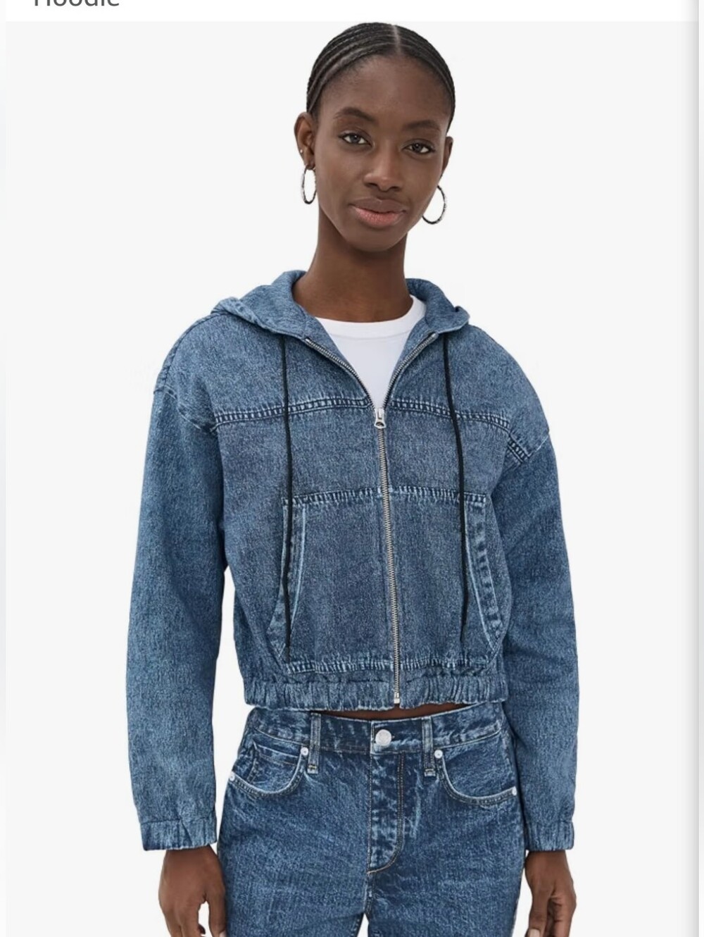 NWT XL rag & Bone Miramar Fleece Terry Davina Hoodie